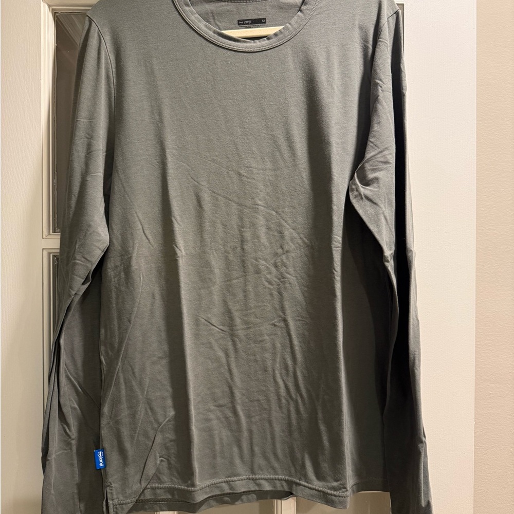Janji Olive Green Long Sleeve Men's Tee